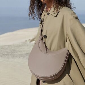 Polene Numero Dix Hobo handbag - Taupe